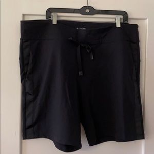Stretchy Black Workout Shorts